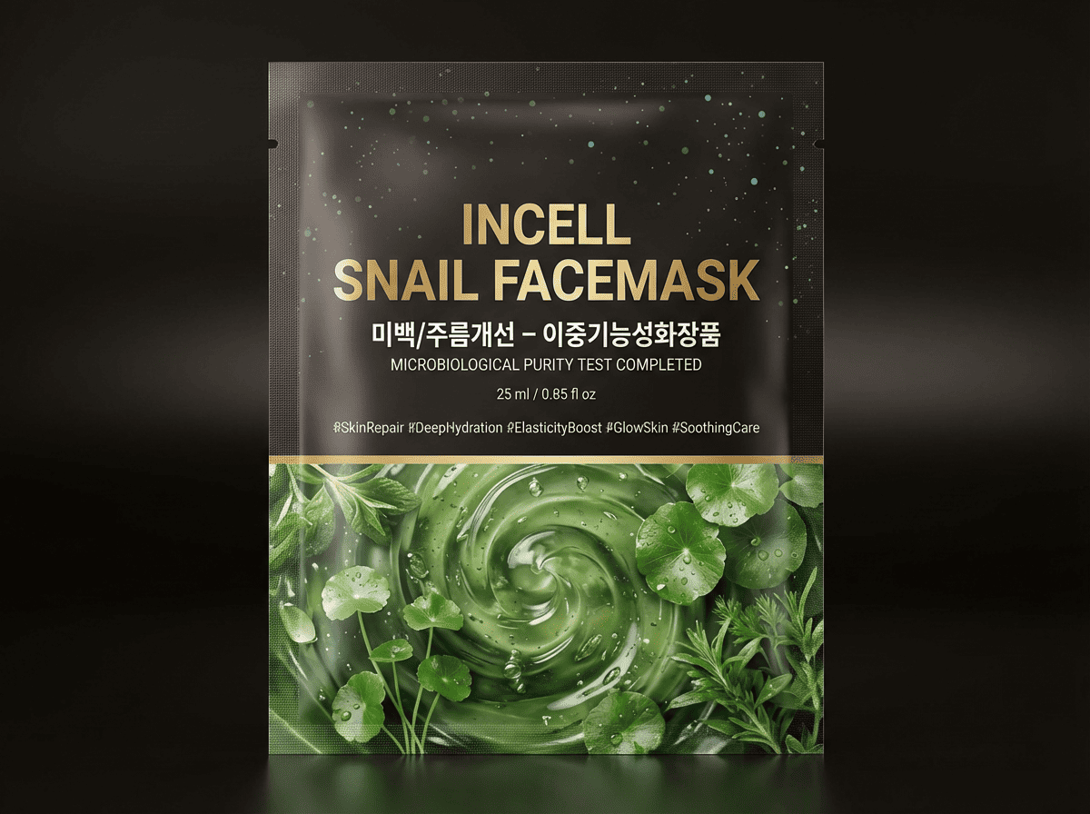 Incell Snail Facemask Korean skincare product